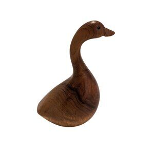 Handcrafted Myrtlewood Duck Figurine by House of Myrtlewood Coos Bay Oregon